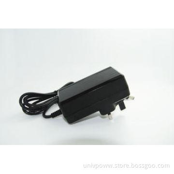 24V 1.5A 36W Output UK Wall Plug AC Power Adapters with 1.2